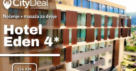 Jedno noćenje sa doručkom za dvije osobe + dvije masaže od po 30 minuta platite 154 KM!