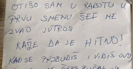 MUŽ JE MORAO HITNO NA POSAO, na stolu me dočekala PORUKU: Kad sam vidjela zadnju rečenicu POLUDJELA SAM (FOTO)
