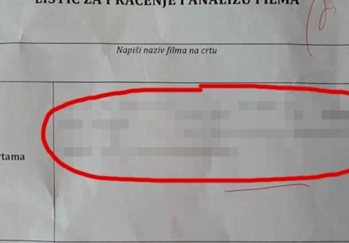 UČENIK ODGOVORIO NA PITANJE IZ TESTA, CIJELI BALKAN VRIŠTI OD SMIJEHA: Evo šta je napisao, učiteljica u nevjerici