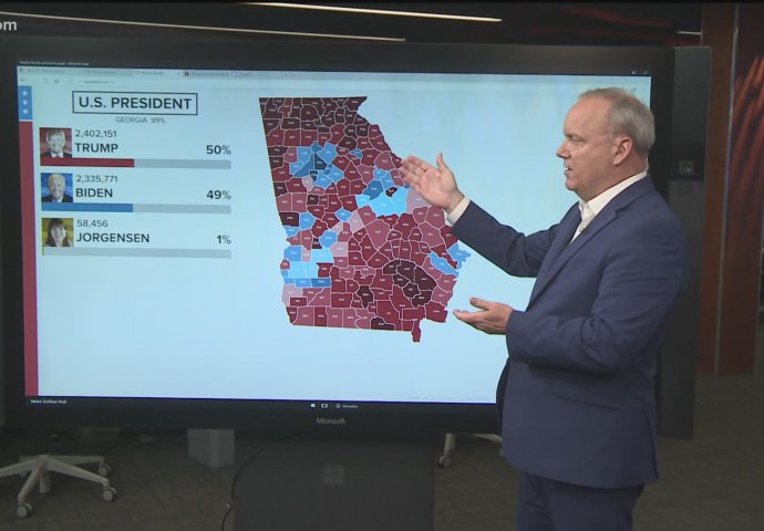 IZ GEORGIJE KOJA NOSI 16 ELEKTORATA STIGLA OBAVIJEST: Na Trumpov zahtjev ponovo će brojati glasove