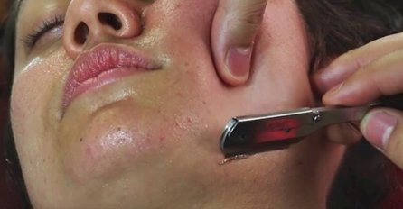 Žena išla na brijanje lica, iznenadit ćete se kad vidite ŠTA SU JOJ SKINULI SVE SA LICA