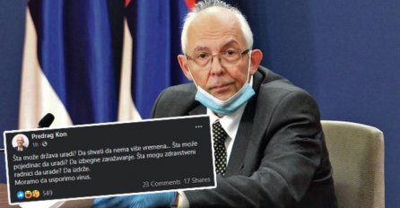 Kon objavio dramatičnu poruku: Samo nam ovo preostaje