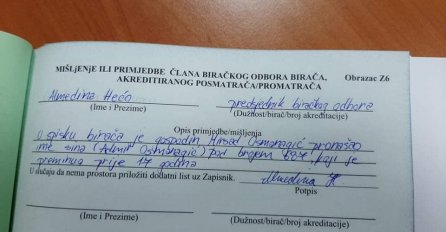  Na biračkom spisku u Sarajevu otac pronašao sina koji je preminuo prije 16 godina
