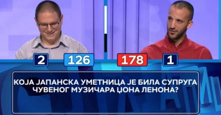 UČESNIK SLAGALICE SRBIJU NASMIJAO DO SUZA: "Koja japanska umjetnica je bila supruga čuvenog muzičara Džona Lenona?", NJEGOV ODGOVOR JE HIT