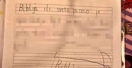DIJETE NAPISALO ŠTA JE BIBLIJA, RODITELJI PLAČU OD SMIJEHA: Kad vidite o čemu se radi I VI ĆETE 