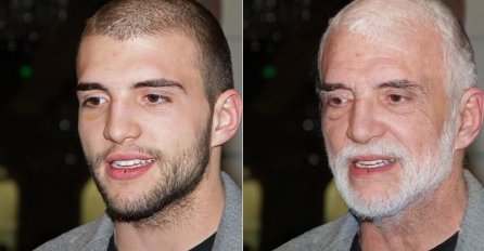 OVAKO ĆE VELJKO IZGLEDATI KAD OSTARI, A ČEKAJTE DA VIDITE BOGDANU: Lice puno bora, a usta napuhana - HIT