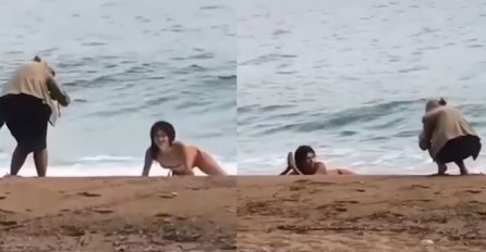 DJEVOJKA IZ CRNE GORE NALJUTILA REGION, snimili je na plaži u novembru: Ali pogledajte ko je fotografiše, "KAKO TE NIJE STID"