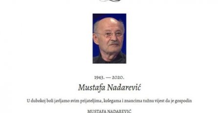 Objavljeno gdje će se održati ukop Mustafe Nadarevića