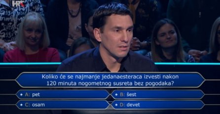 DENIS ISPAO IZ MILIJUNAŠA ZBOG OVOG PITANJA: Znate li vi odgovor?