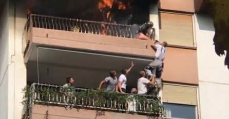 Velika tuga: Preminula djevojčica koja je spašena iz požara na Dorćolu