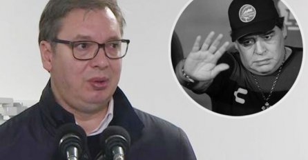EVO KAKO SE VUČIĆ VEČERAS OPROSTIO OD MARADONE: Na Twitteru napisao samo JEDNU REČENICU I OVAJ VIDEO! 