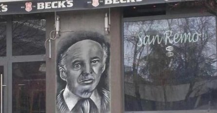 Crnogorci odali počast: U Nikšiću oslikan mural Mustafi Nadareviću