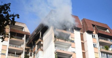 Požar u stanu u Tuzli, jedna osoba povrijeđena