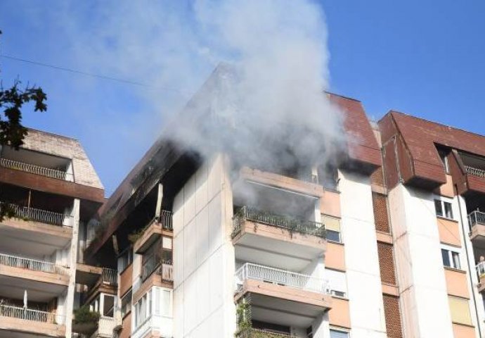 Požar u stanu u Tuzli, jedna osoba povrijeđena