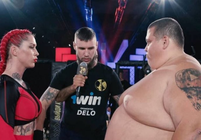 Pustili su je u ring sa 178 kilograma težim suparnikom: Kraj borbe je mnogima bilo mučno gledati (VIDEO)