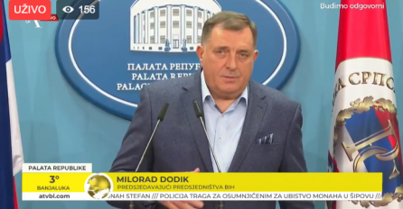 MILORAD DODIK: Pozivam sve Srbe da se čuvaju u Sarajevu, tu nije sredina koja je normalna za nas 