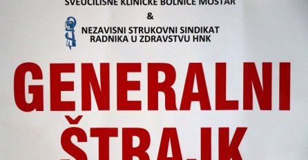 Zdravstveni radnici HNŽ-a stupili u generalni štrajk