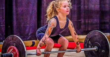 NAJJAČA DJEVOJČICA NA SVIJETU diže nevjerovatno teške tegove: Ima samo SEDAM GODINA i odrasli muškarci je se plaše