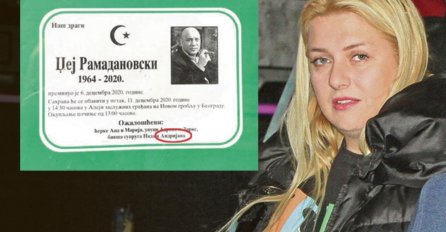 DŽEJEVA ANDRIJANA PRVI PUT NAKON NJEGOVE SMRTI PROGOVORILA: " Tri-četiri dana pred smrt on se ponašao čudno"