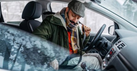 UPOZORENJE ZA VOZAČE! Evo zašto je opasno voziti u kaputu ili debeloj zimskoj jakni