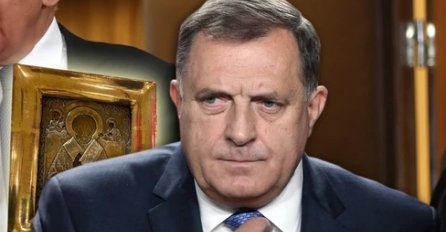 Srpski mediji o Dodiku i ikoni: "PRLJAVI TRAGOVI SRPSKIH PASA RATA"