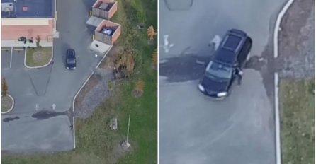 DRONOM PRATIO SUPRUGU: Kad je vidio šta radi na parkingu, ODMAH ZATRAŽIO RAZVOD, BRUKA (VIDEO)