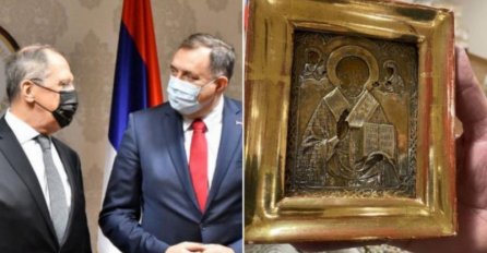 KLUPKO SE ODMOTAVA! Poznata vrijednost ikone koju je Dodik poklonio Lavrovu: Cijena joj je nevjerovatnih 12,5 miliona eura?!