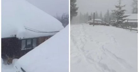 SELA ODJSEČENA OD SNIJEGA, 1.000 MJEŠTANA BEZ STRUJE, PUTEVI ZATRPANI: Stigli nevjerovatni prizori iz Sjenice