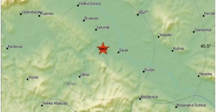 TLO NE MIRUJE: Još jedan potres u Hrvatskoj jačine 3,7 stepeni po Rihteru!