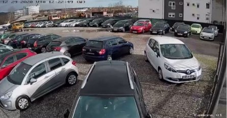 Pogledajte snimku sa parkinga u Zagrebu, SVE SE SILOVITO TRESLO