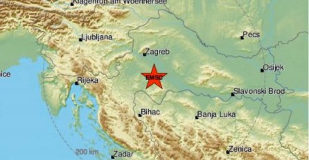 Novi potres u Hrvatskoj magnitude 4.1 po Richteru!