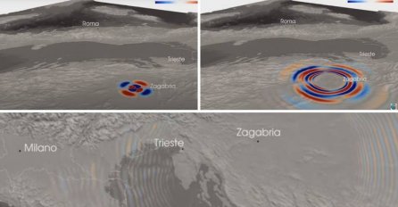 Pogledajte kako se razorni potres širio kroz Hrvatsku