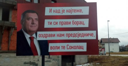 OSVANUO NOVI PANO PODRŠKE: "Ozdravi nam predsjedniče, voli te Sokolac"