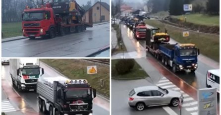 POMOĆ HRVATSKOJ STIŽE U KOLONAMA: Iz Slovenije i drugih zemalja krenuli šleperi (VIDEO)