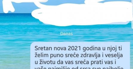 OVA NOVOGODIŠNJA PORUKA DANAS JE NASMIJALA REGION: Čestitao mu Novu godinu, ali ovaj odgovor nije očekivao! BLAM