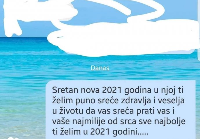OVA NOVOGODIŠNJA PORUKA DANAS JE NASMIJALA REGION: Čestitao mu Novu godinu, ali ovaj odgovor nije očekivao! BLAM