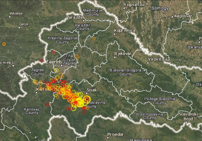 NOVI ZEMLJOTRES U HRVATSKOJ! Tlo ne prestaje podrhtavati: POTRES MAGNITUDE 3.6 KOD SISKA!