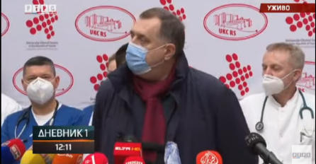 MILORAD DODIK IZAŠAO IZ BOLNICE, STAO PRED NOVINARE: Prije će se Bosna i Hercegovina raspasti nego što će se ukinuti Republika Srpska