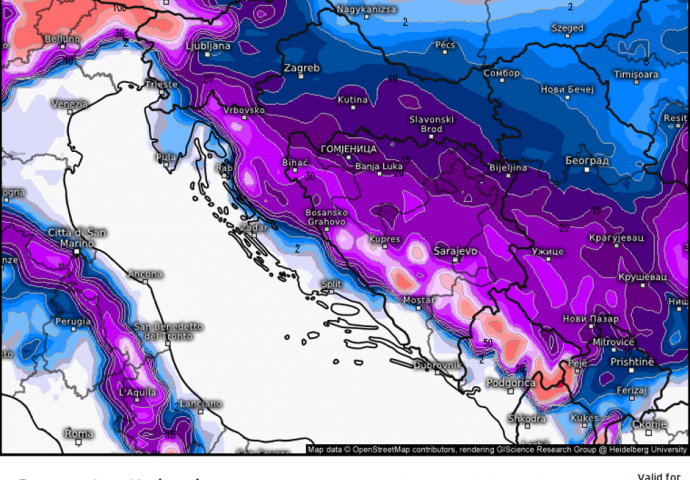 Meteorlozi objavili prognozu za naredne dane: Evo šta nas čeka, stiže i snijeg!