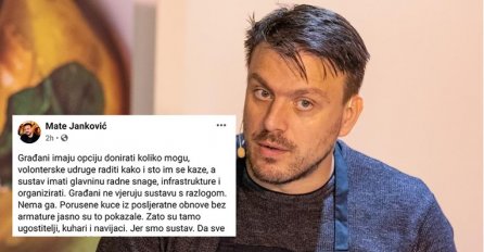 KUHAR MATE JANKOVIĆ SE DANAS JAVIO IZ PETRINJE, od prizora srce da pukne: "Petrinja i okolna sela izgledaju horror"