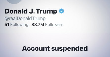 Twitter trajno suspendirao Trumpov profil