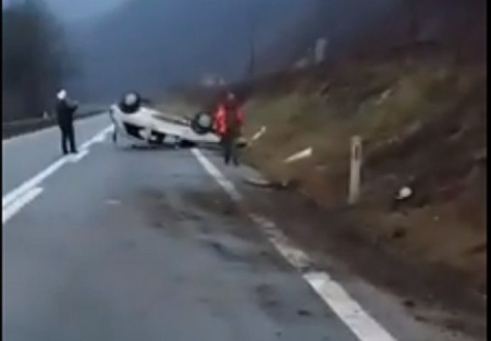 Teška nesreća na magistrali u BiH rano jutros: Vozač izgubio kontrolu