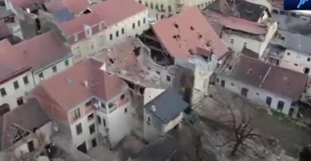 PETRINJA - GRAD DUHOVA: Dron je snimio pustoš poslije RAZORNOG ZEMLJOTRESA U HRVATSKOJ, ovo je da duša zaboli (VIDEO)