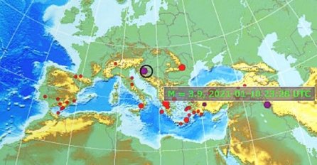 U Hrvatskoj se osjetio novi potres: Magnituda je 3.9