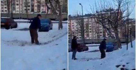 Mališani su se igrali, a onda je došao ljuti čiko: "Nemojte nam sipati so..." (VIDEO)