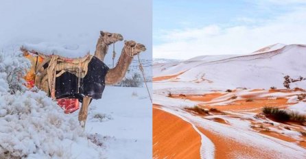 SNIJEG PREKRIO SAHARU: Pogledajte nevjerovatne prizore (VIDEO)