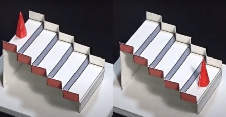 Zavrtjet će vam mozak! Da li se piramida nalazi na vrhu ili na dnu stepenica?