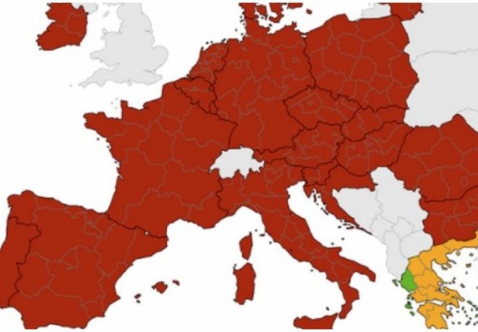 Uvodi se tamno crvena zona na epidemiološkoj karti Europe: Evo šta to znači