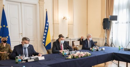Evo o čemu su razgovarali Dodik, Komšić i Džaferović sa ambasadorima EU