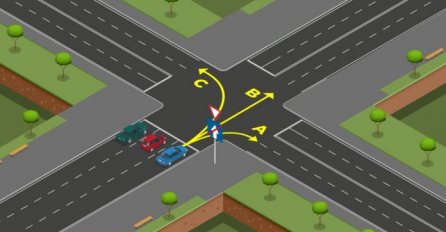 SAMO PRAVI STRUČNJACI ZNAJU ODGOVOR: U kojim smjerovima smije da se kreće plavi automobil? (RJEŠENJE)